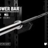 Rogue 45LB Ohio Power Bar - Black Zinc -Rogue Fitness Online Sale RA0586 BLBR H GFX cus6ob