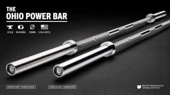 Rogue 45LB Ohio Power Bar - Stainless Steel