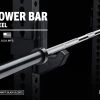 Rogue 45LB Ohio Power Bar - Stainless / Black 1 Rogue 45LB Ohio Power Bar - Stainless / Black -Rogue Fitness Online Sale RA0586 SS IL H cxthse