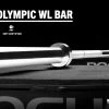 Rogue 28MM IWF Olympic Weightlifting Bar W/ Center Knurl - Bright Zinc