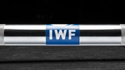 Rogue 28MM IWF Olympic Weightlifting Bar W/ Center Knurl - Bright Zinc -Rogue Fitness Online Sale RA1517 BRBR WEB2 bsxnp9