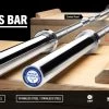 Rogue Pyrros Bar - 28MM - Stainless Steel -Rogue Fitness Online Sale RA1814 H xq2a4g