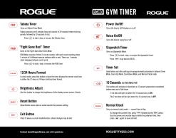 Rogue Echo Gym Timer 10 Rogue Echo Gym Timer -Rogue Fitness Online Sale RECHOTIMER WEB2 bgszux