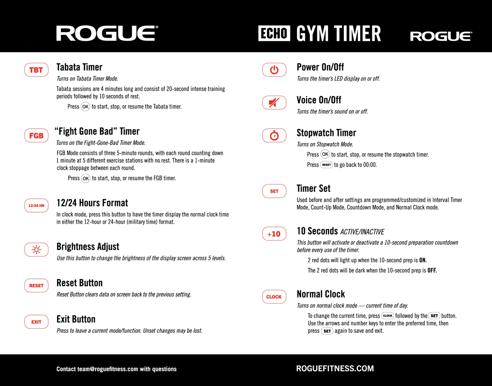 Rogue Echo Gym Timer 6 Rogue Echo Gym Timer - Image 4